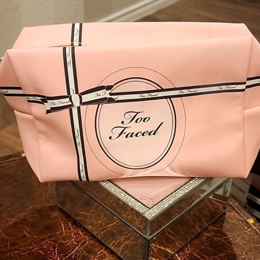Too Faced Blush Pink Cosmetic Case